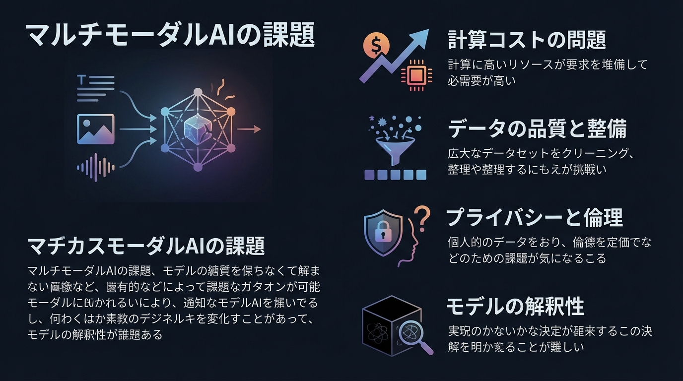 マルチモーダルAIの課題