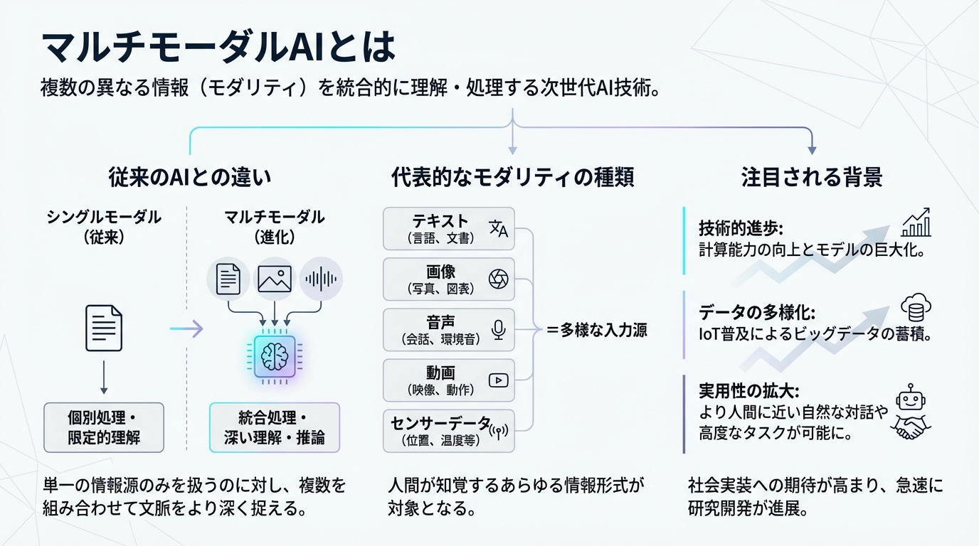 マルチモーダルAIとは