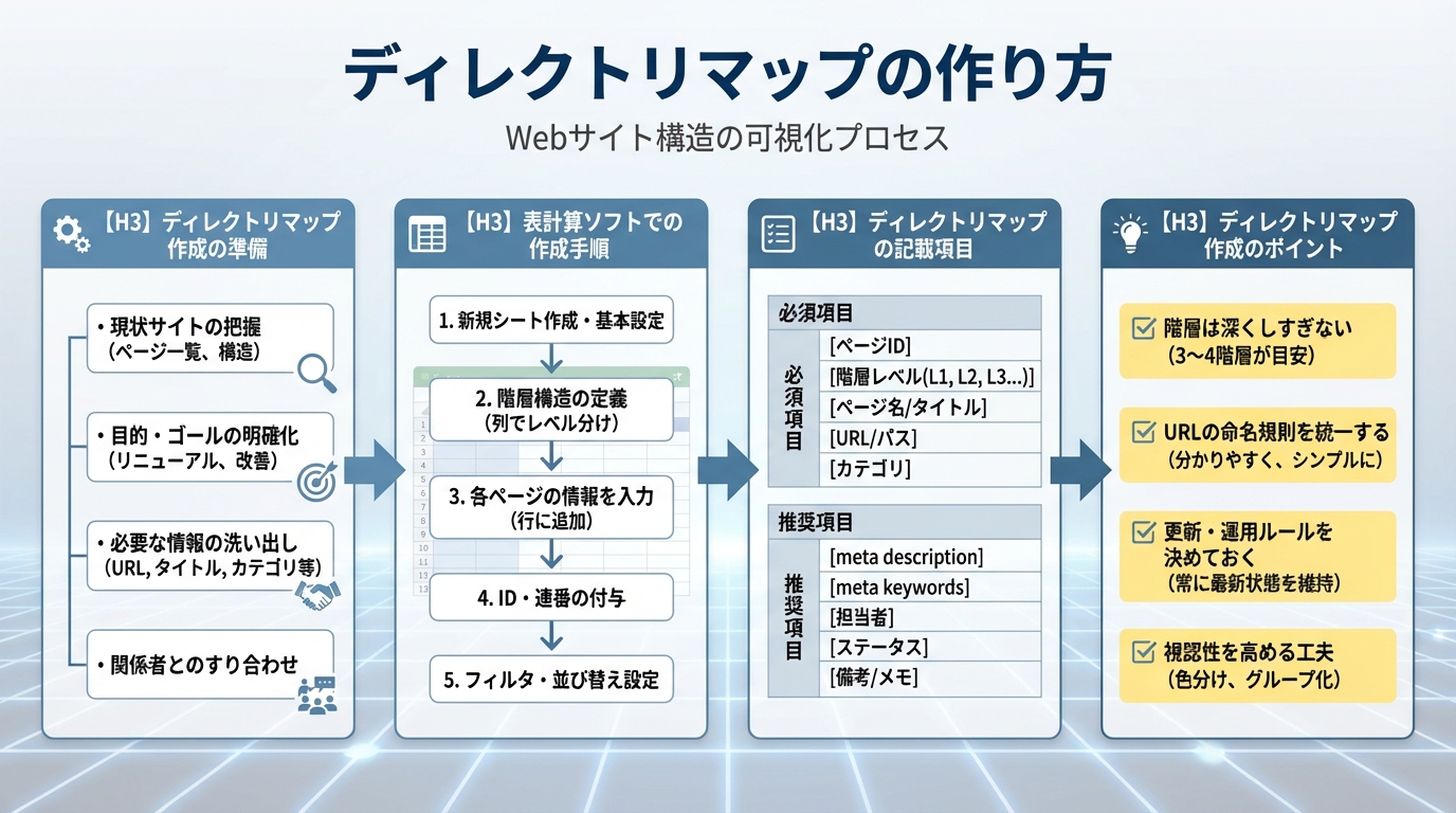 ディレクトリマップの作り方