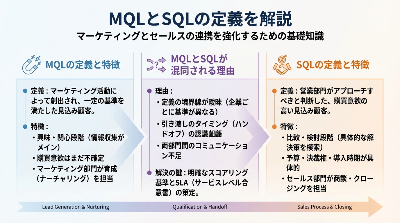 MQLとSQLの定義を解説