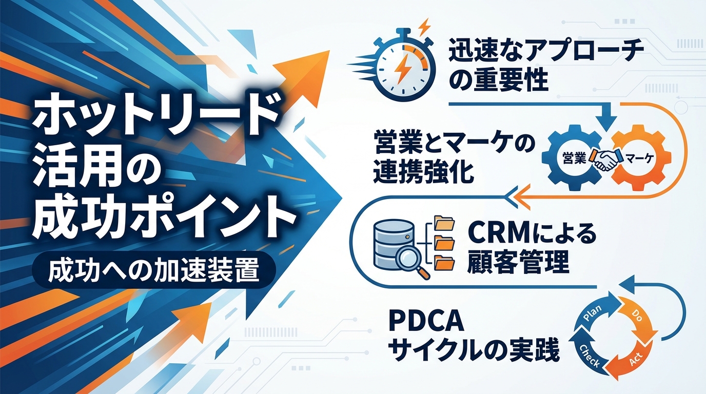 ホットリード活用の成功ポイント