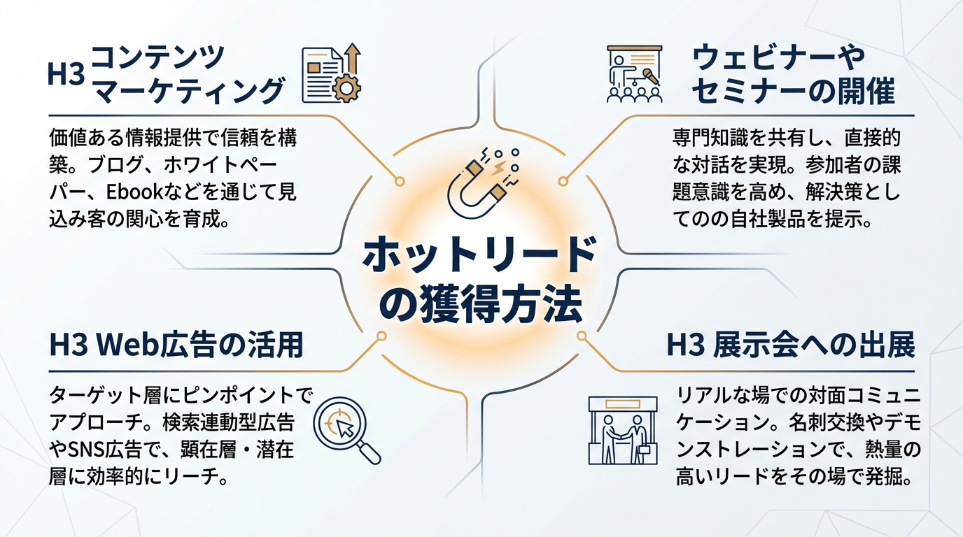 ホットリードの獲得方法