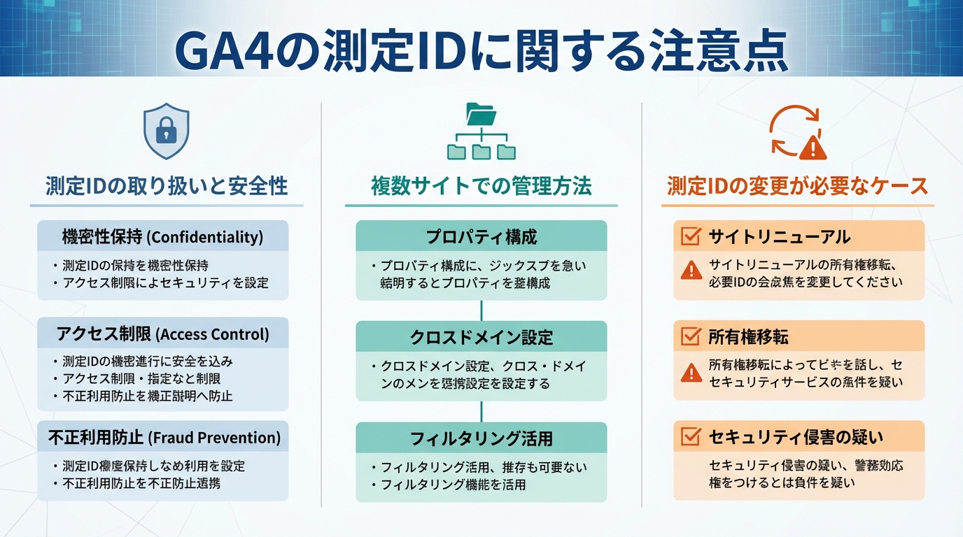 GA4の測定IDに関する注意点