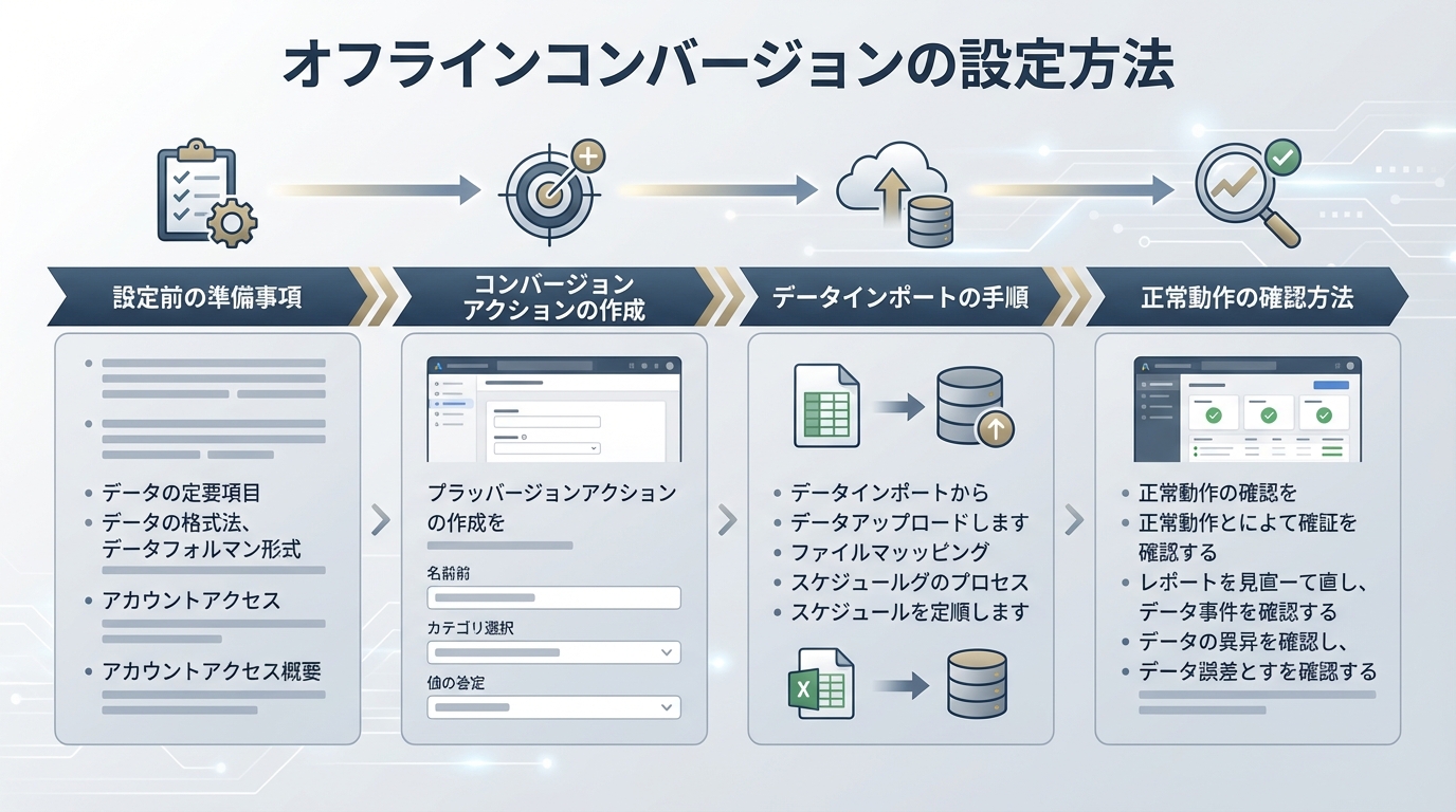 オフラインコンバージョンの設定方法