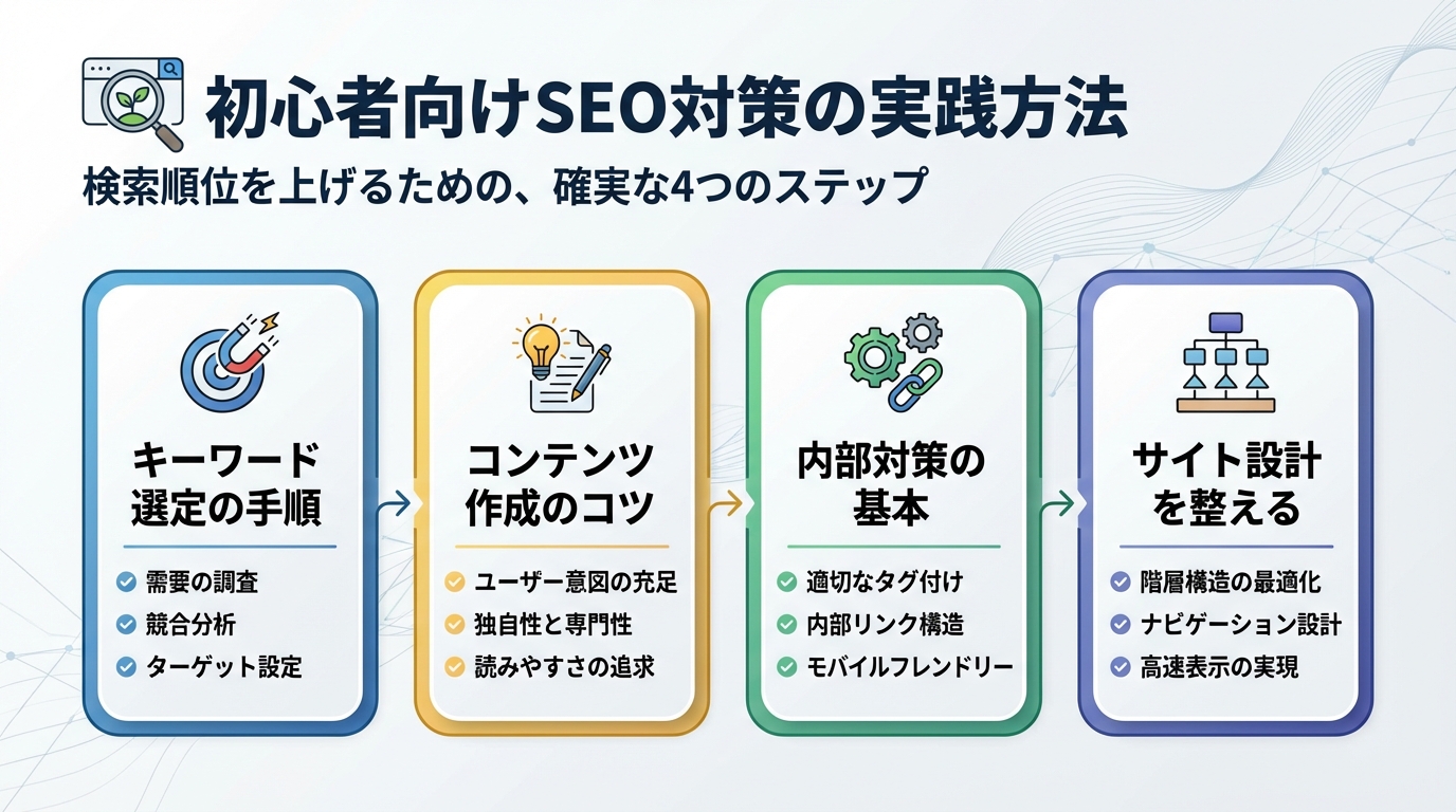 初心者向けSEO対策の実践方法