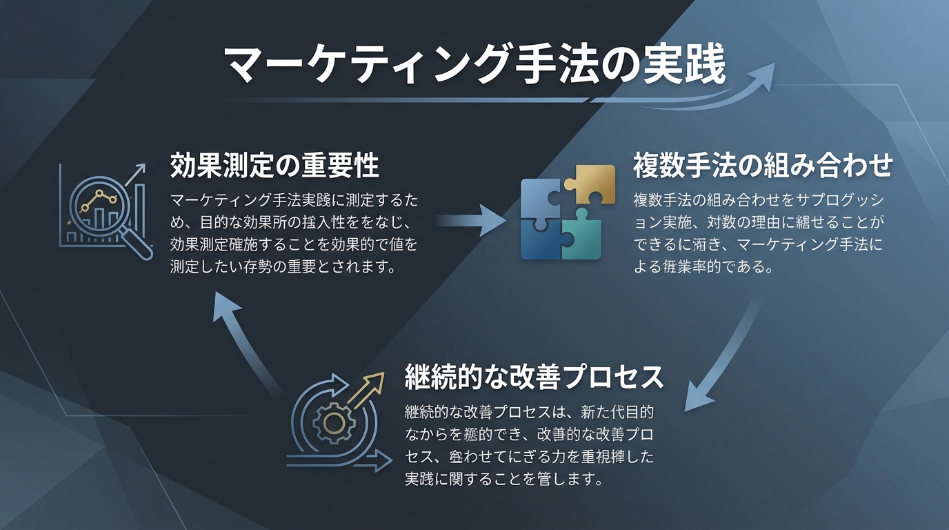 マーケティング手法の実践