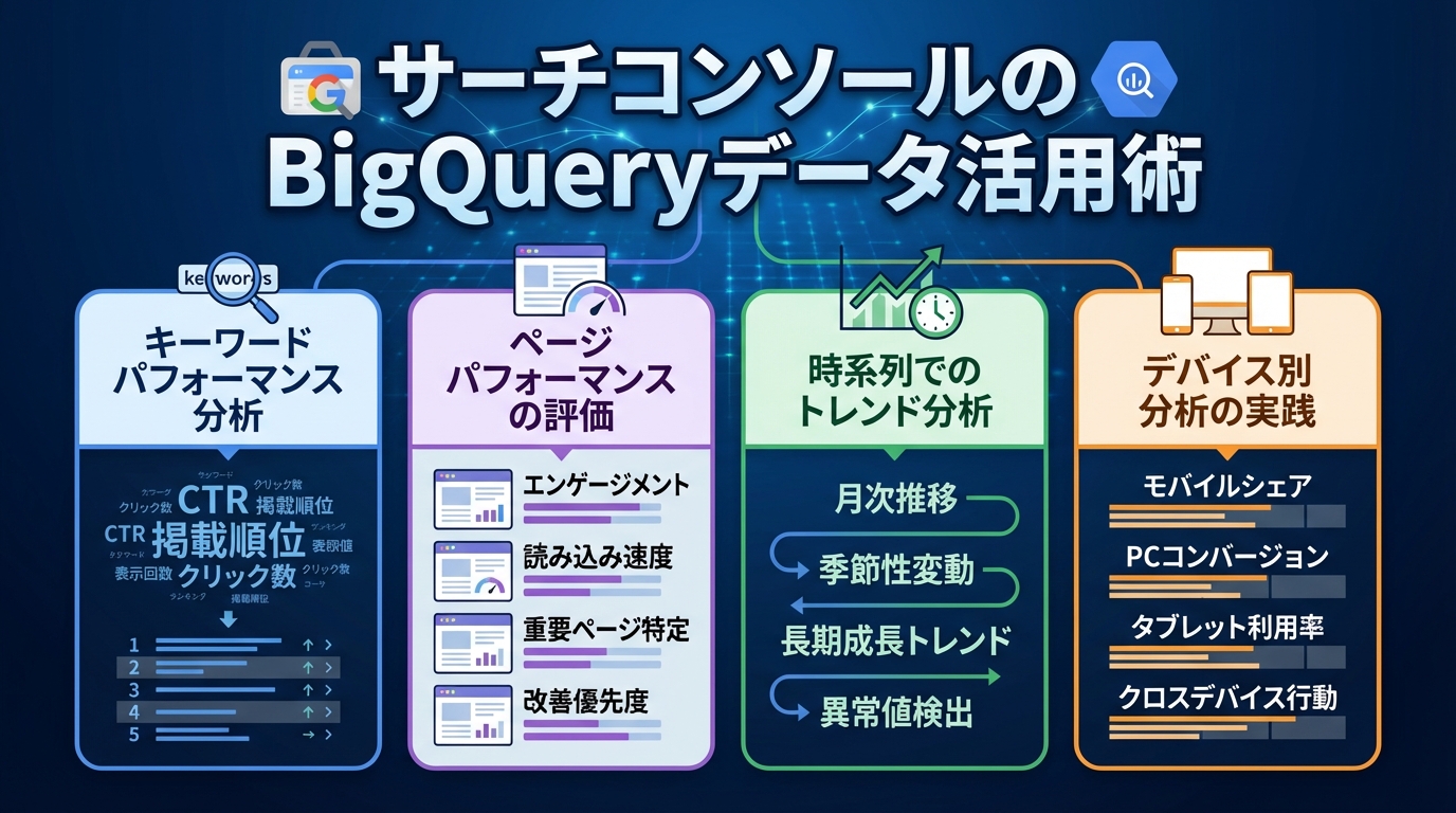 サーチコンソールのBigQueryデータ活用術