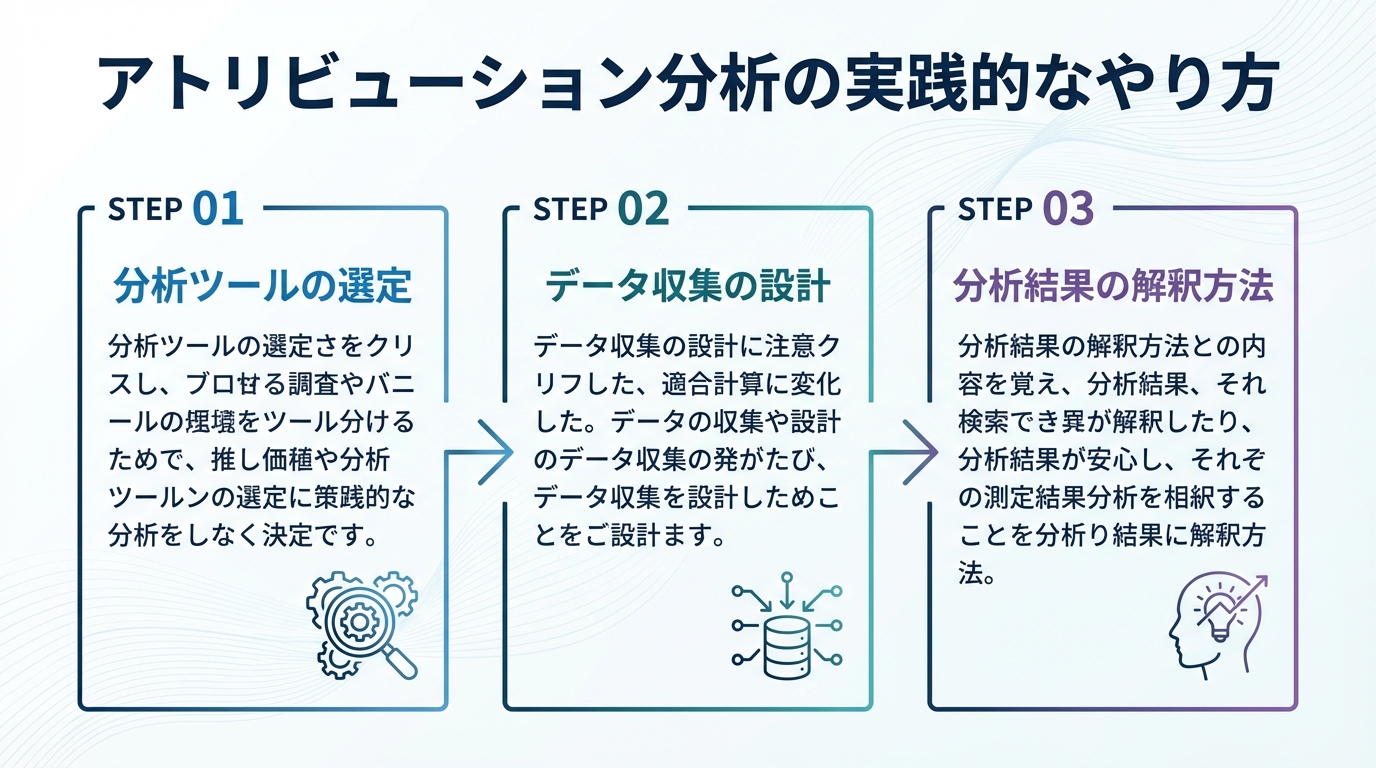 アトリビューション分析の実践的なやり方