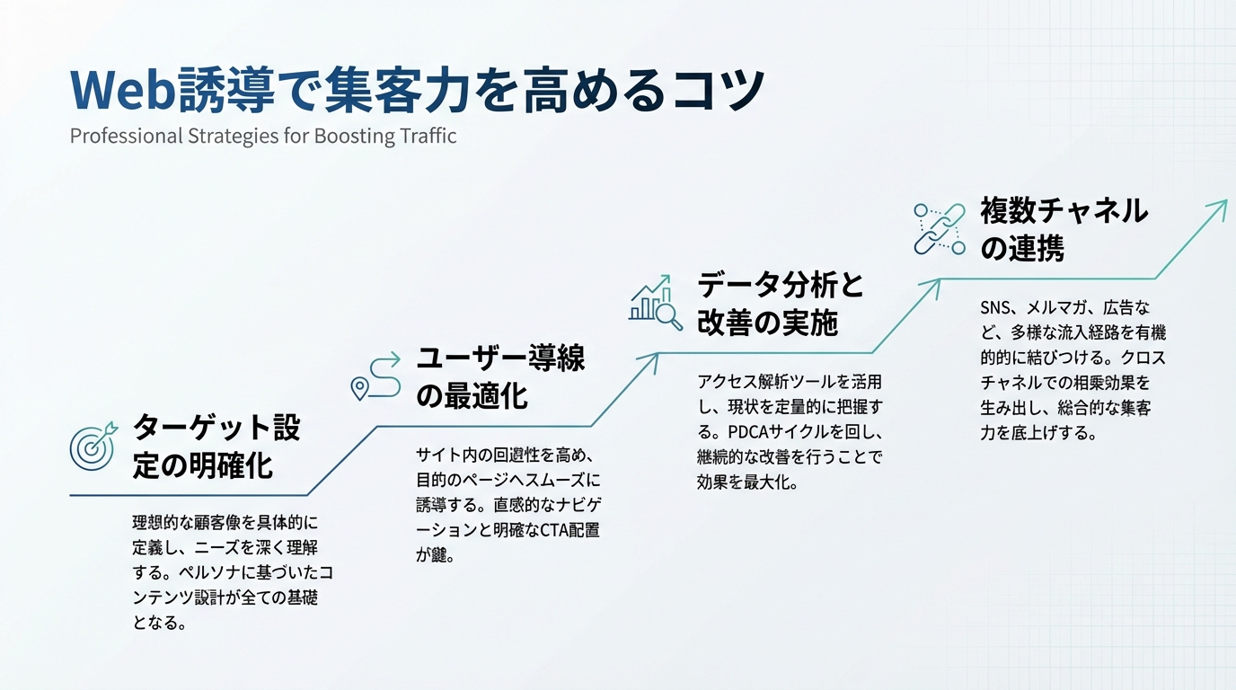 Web誘導で集客力を高めるコツ