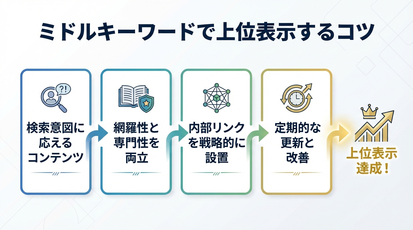 ミドルキーワードで上位表示するコツ