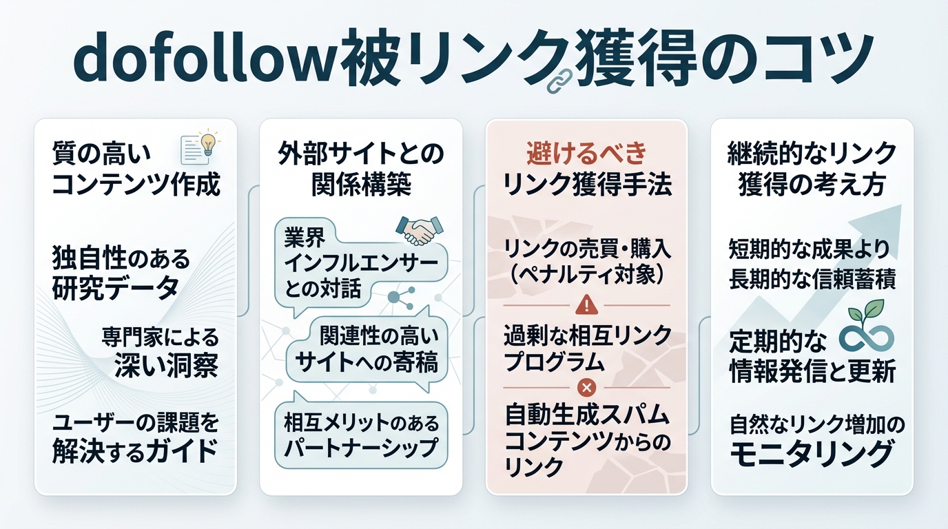 dofollow被リンク獲得のコツ