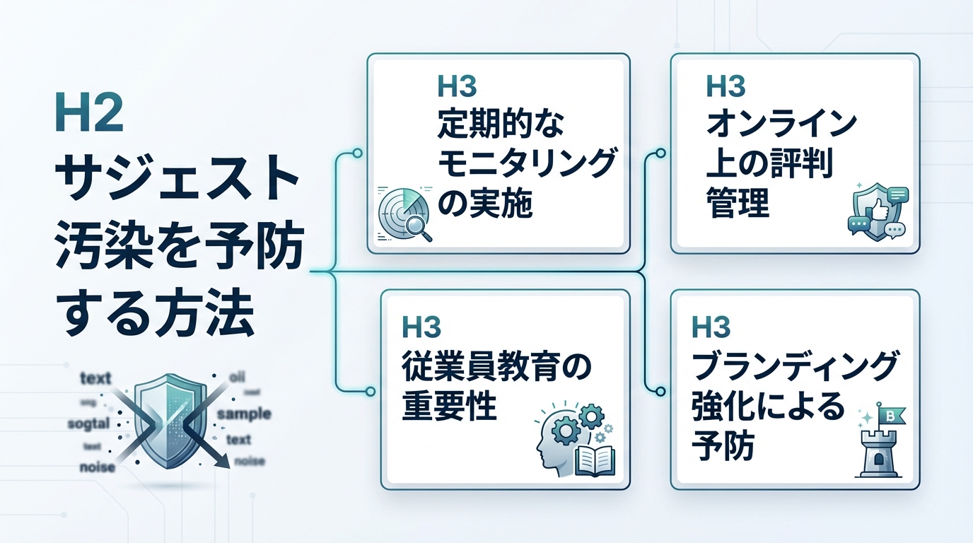 サジェスト汚染を予防する方法