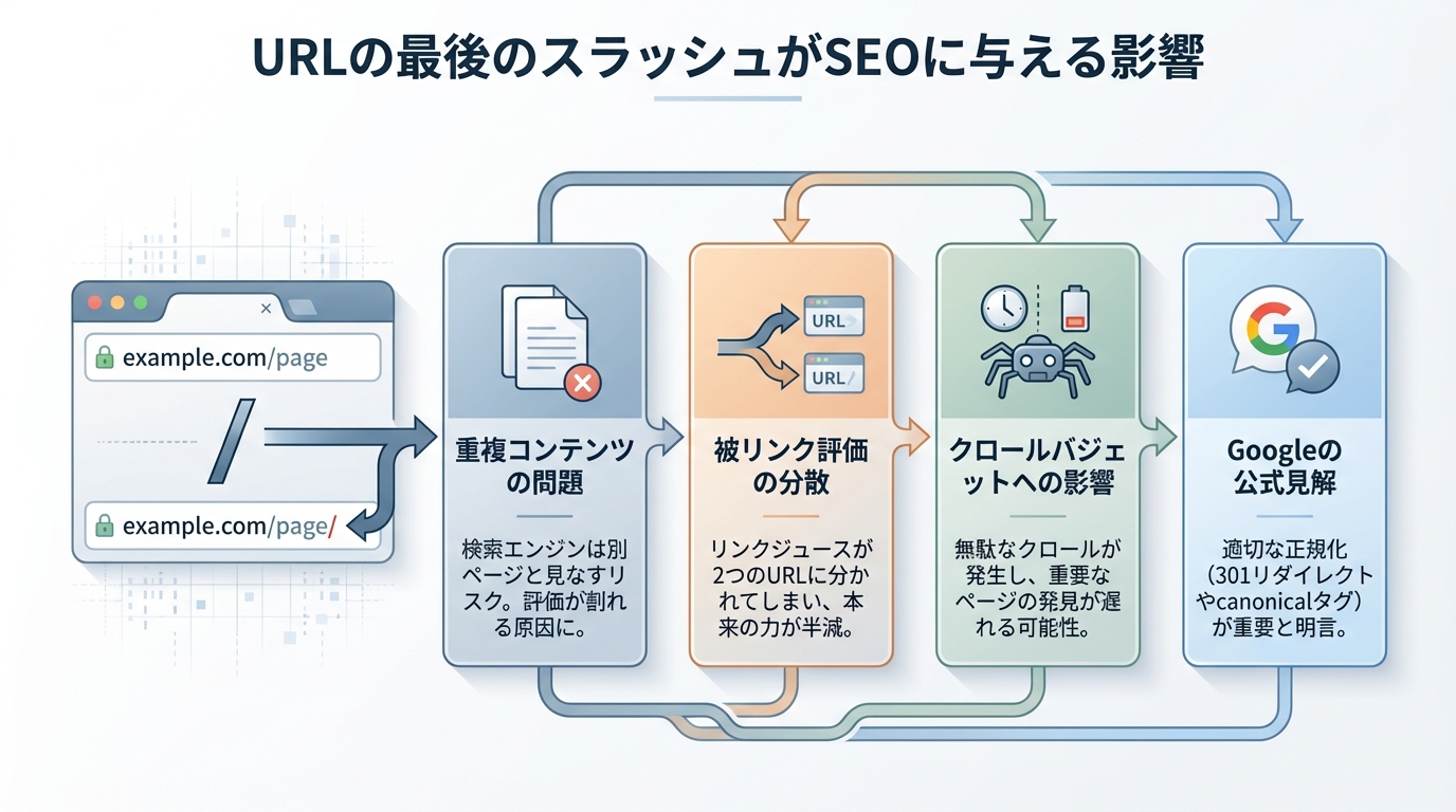 URLの最後のスラッシュがSEOに与える影響