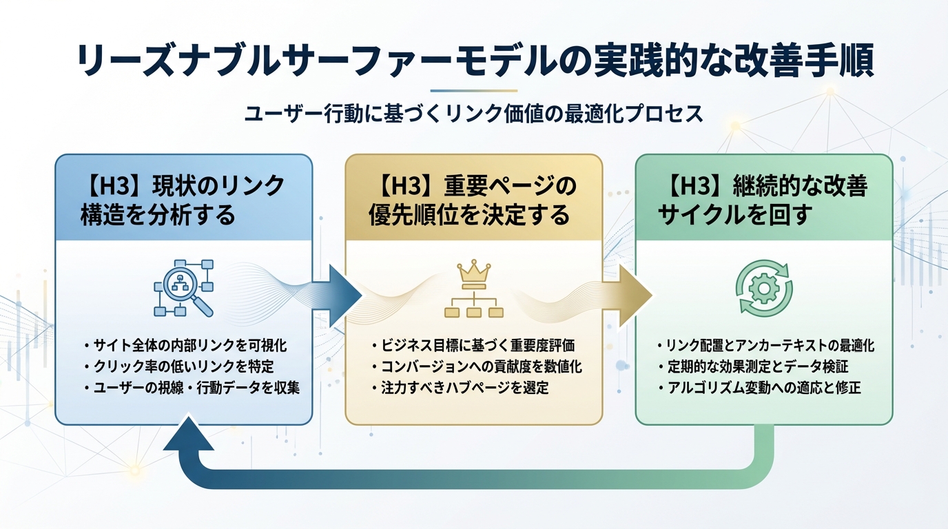 リーズナブルサーファーモデルの実践的な改善手順