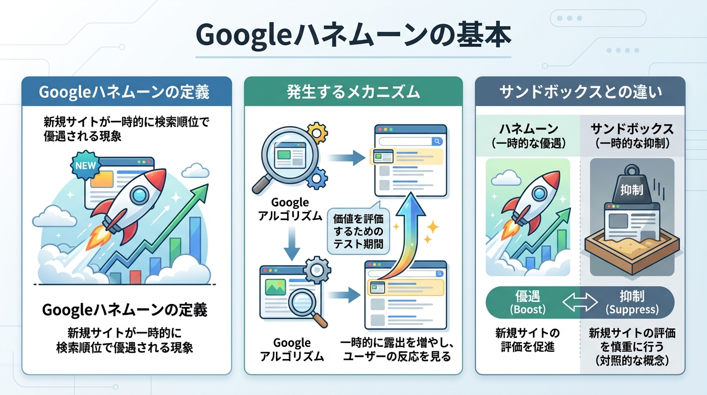 Googleハネムーンの基本