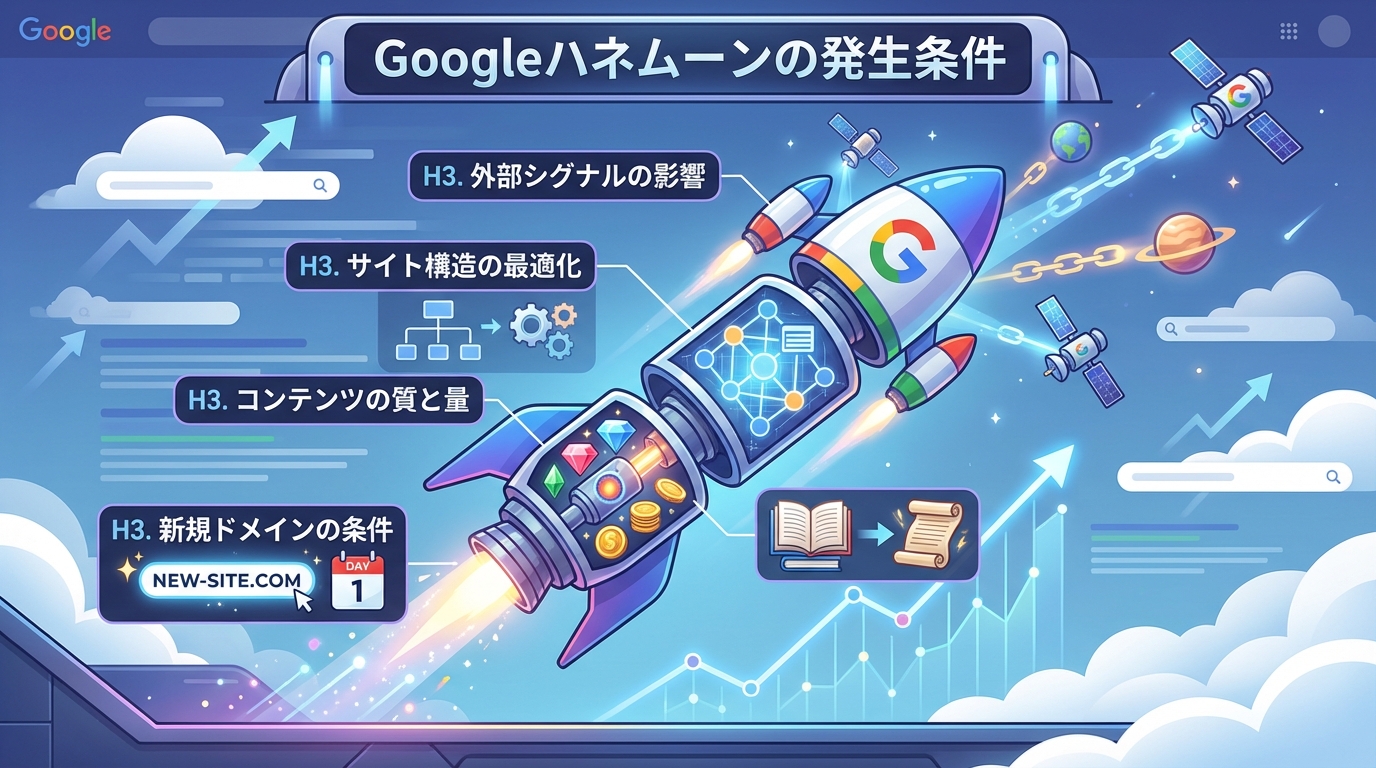 Googleハネムーンの発生条件
