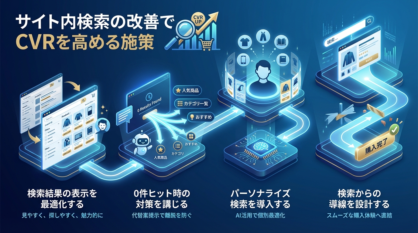 サイト内検索の改善でCVRを高める施策