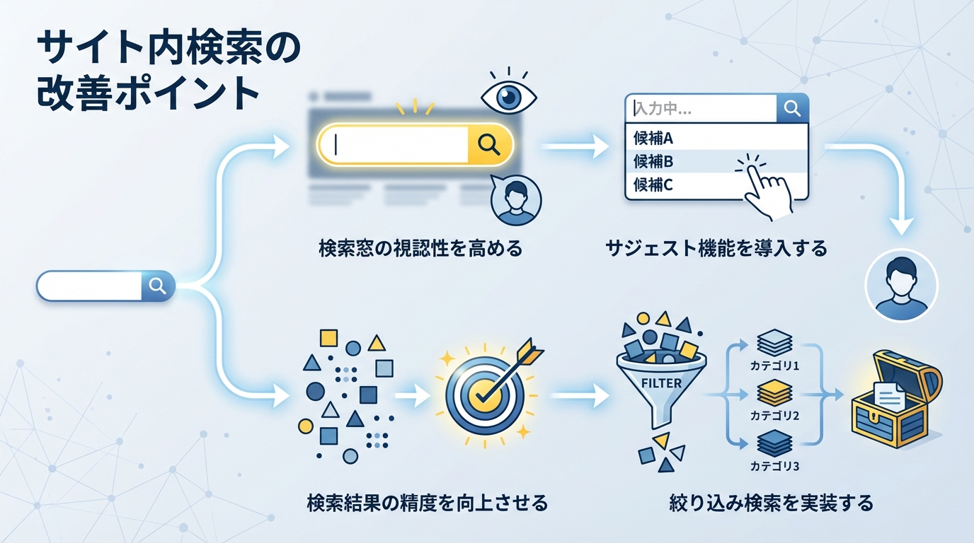 サイト内検索の改善ポイント