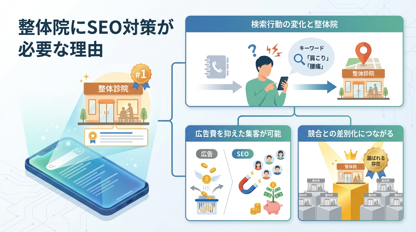 整体院にSEO対策が必要な理由