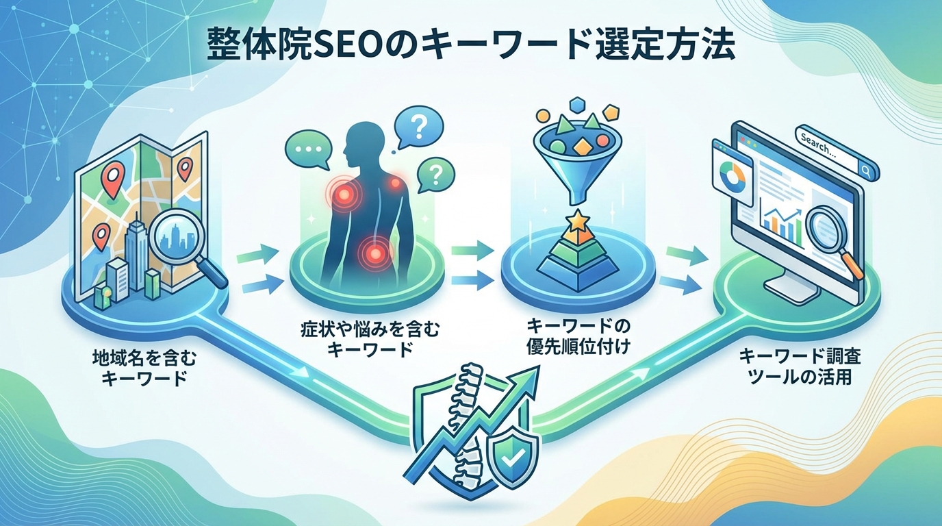 整体院SEOのキーワード選定方法