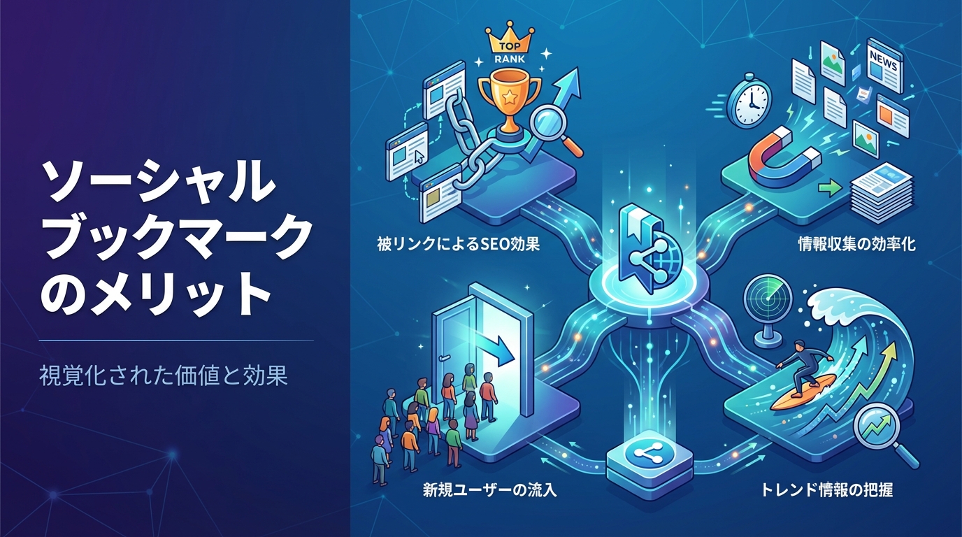 ソーシャルブックマークのメリット