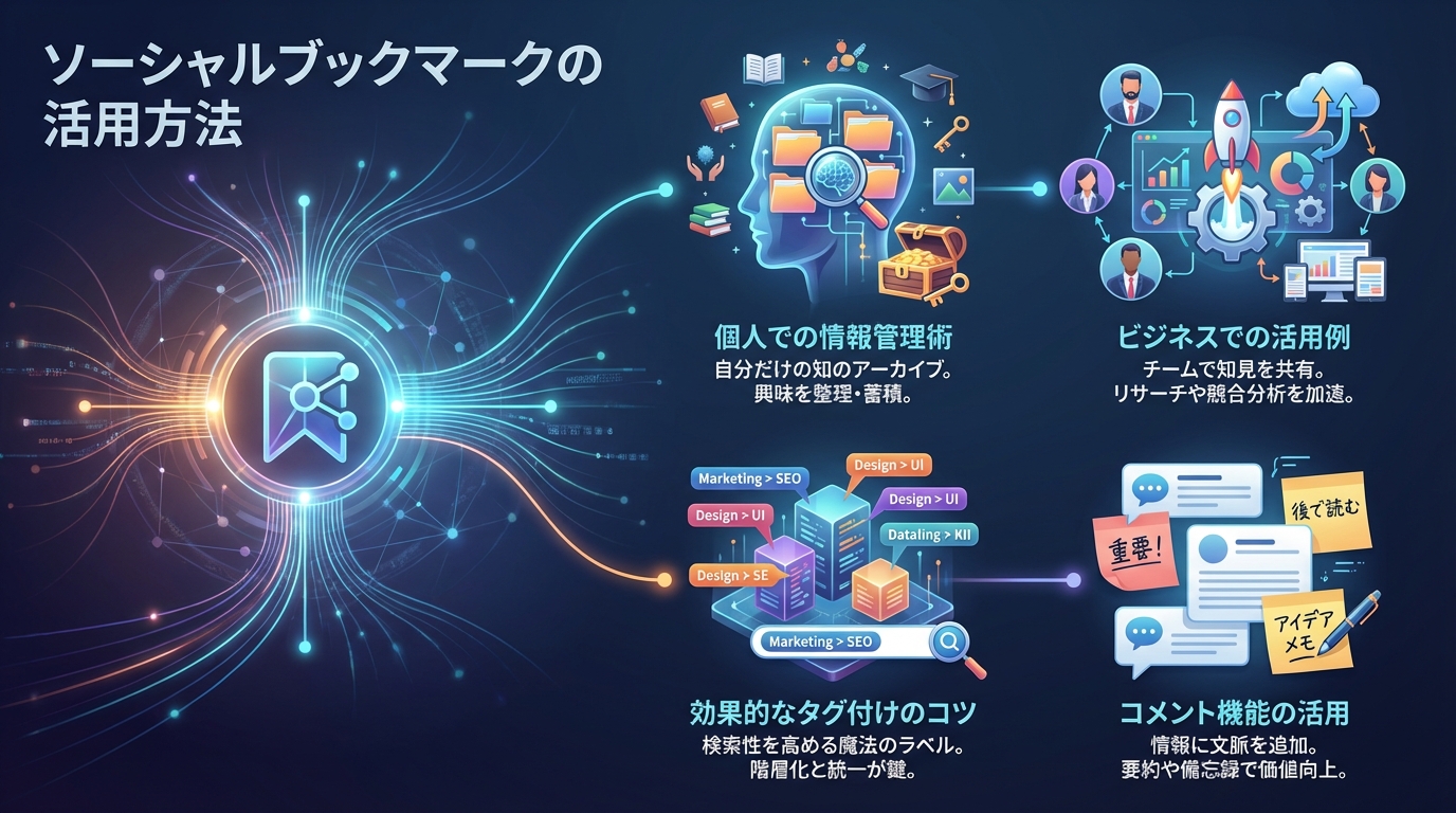 ソーシャルブックマークの活用方法