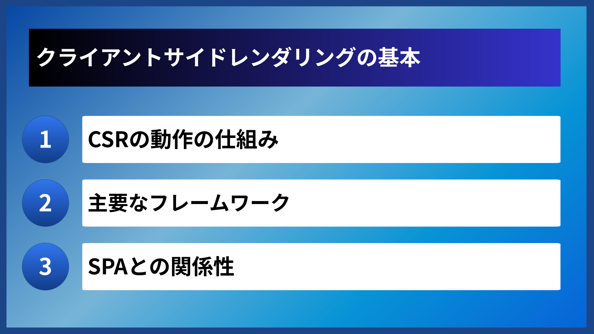 クライアントサイドレンダリングの基本