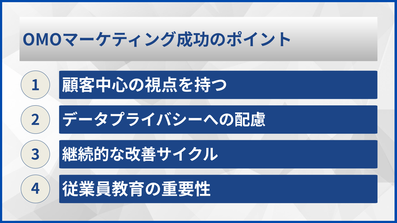 OMOマーケティング成功のポイント