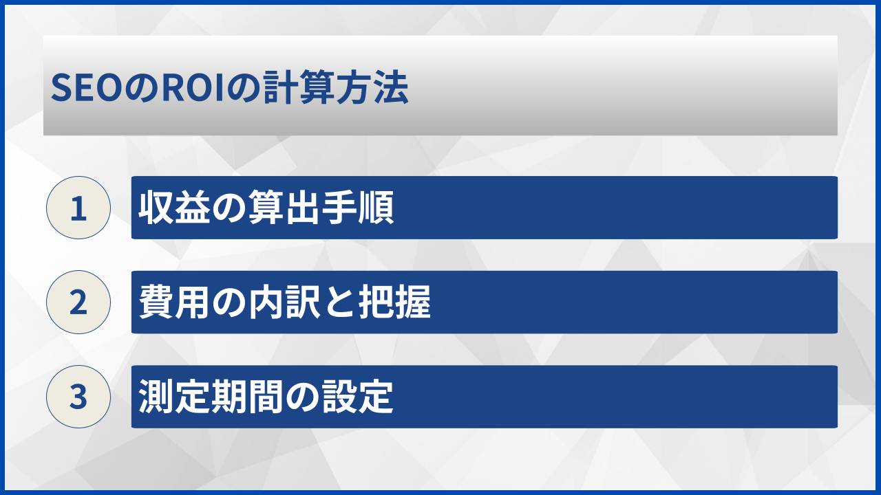 SEOのROIの計算方法