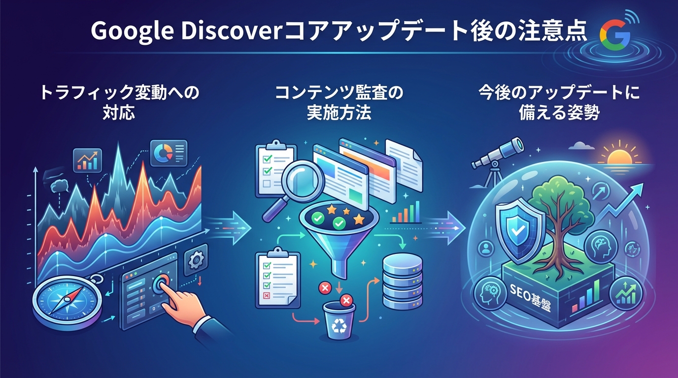 Google Discoverコアアップデート後の注意点