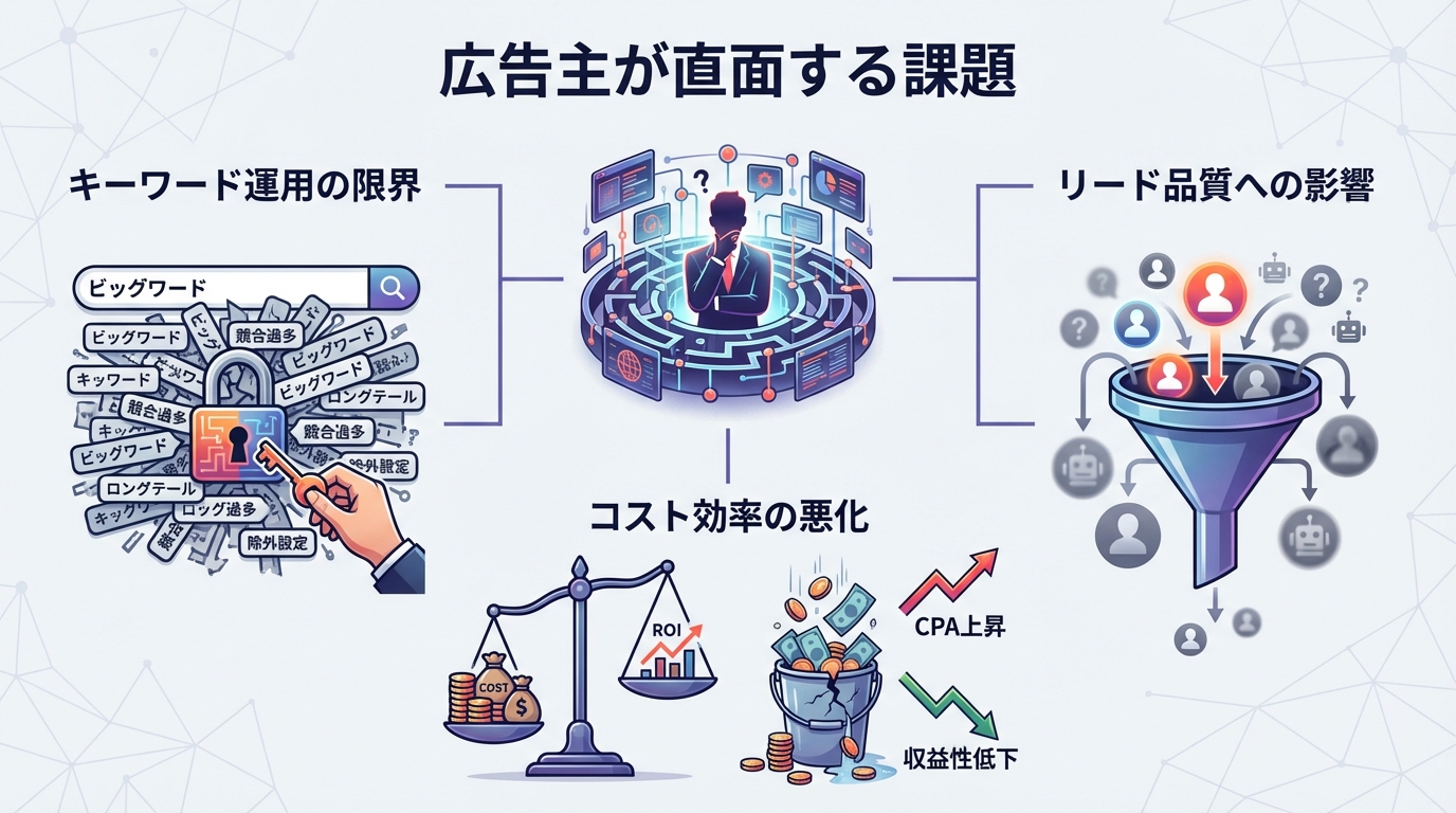 広告主が直面する課題