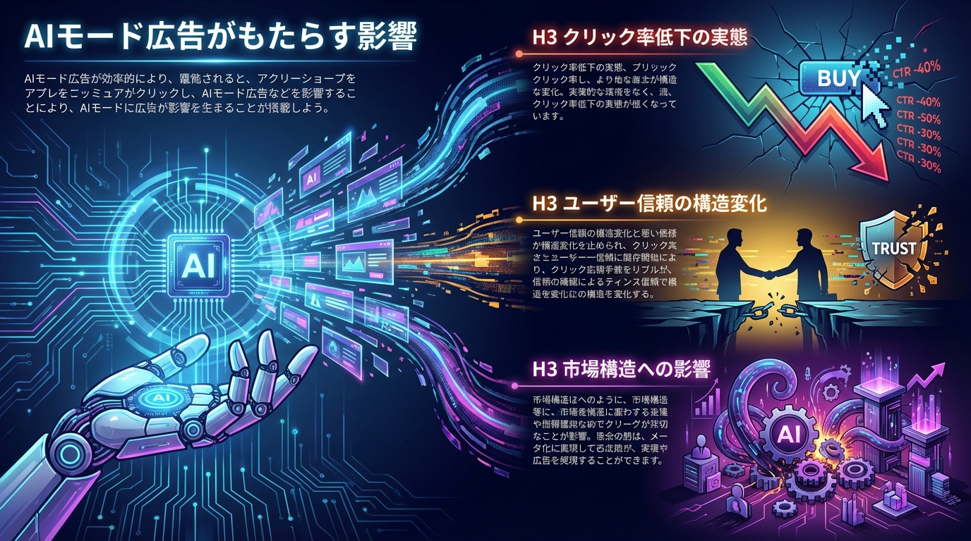 AIモード広告がもたらす影響