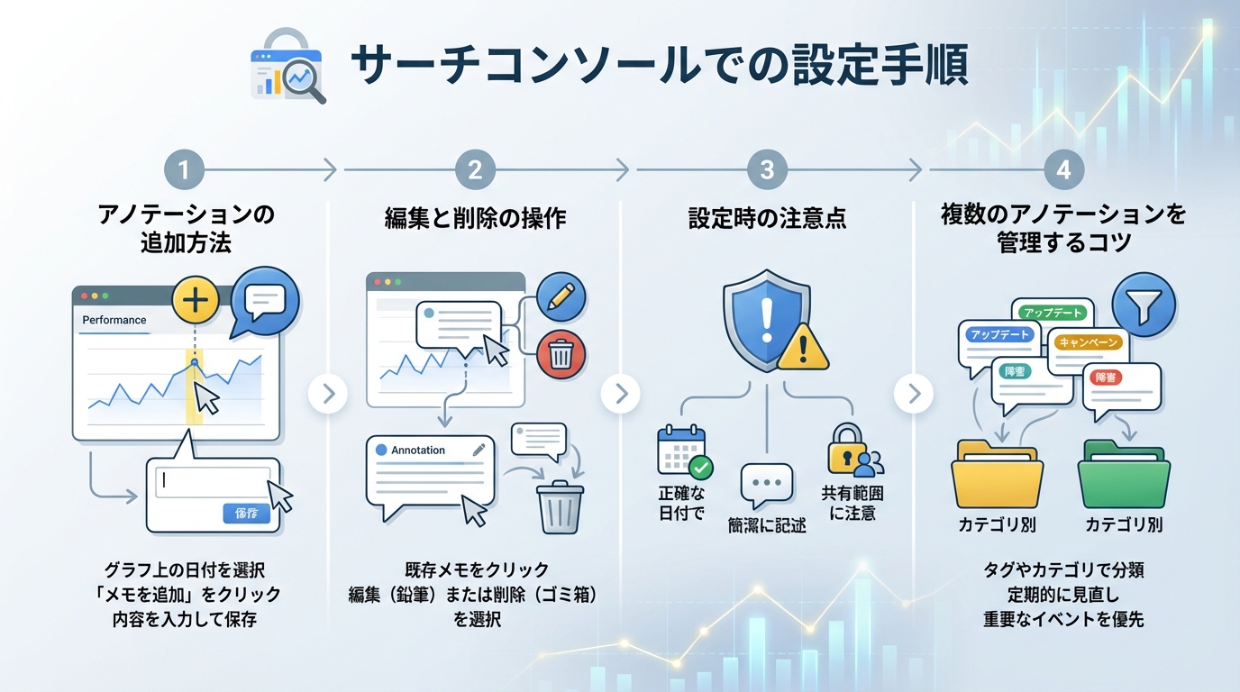 サーチコンソールでの設定手順