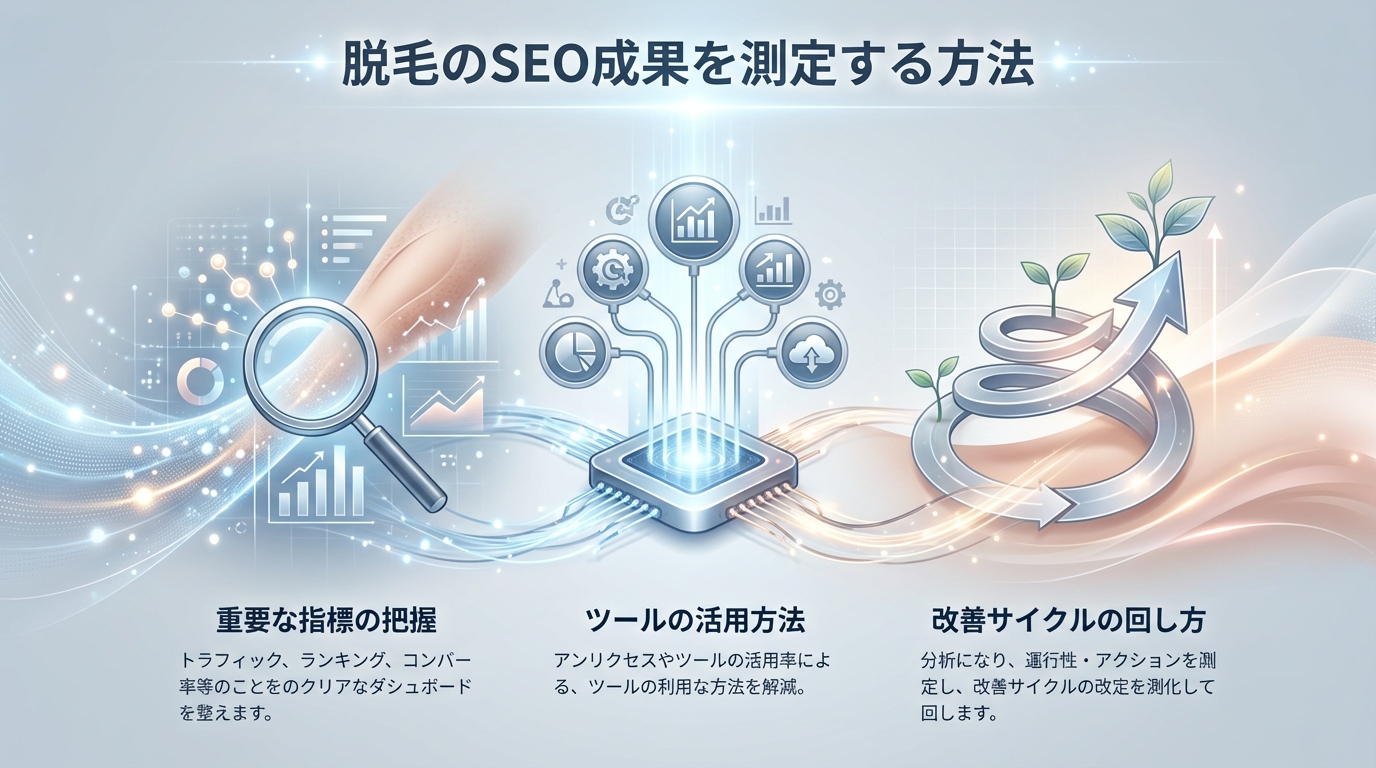 脱毛のSEO成果を測定する方法