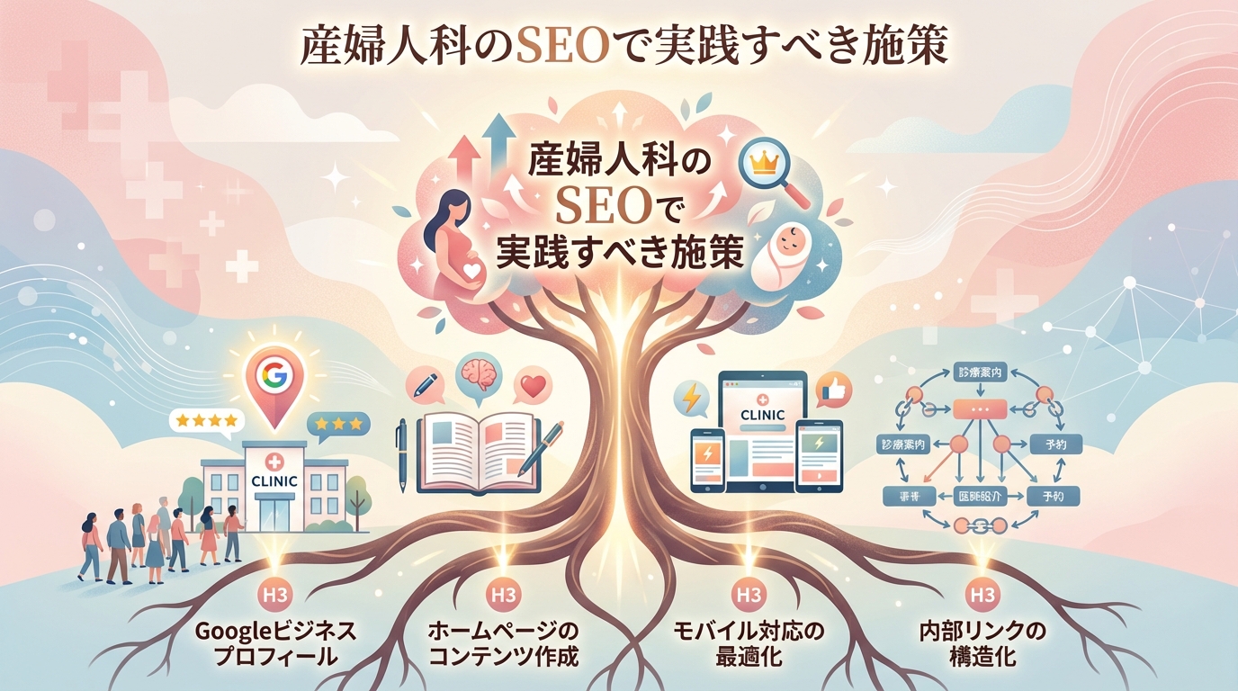 産婦人科のSEOで実践すべき施策