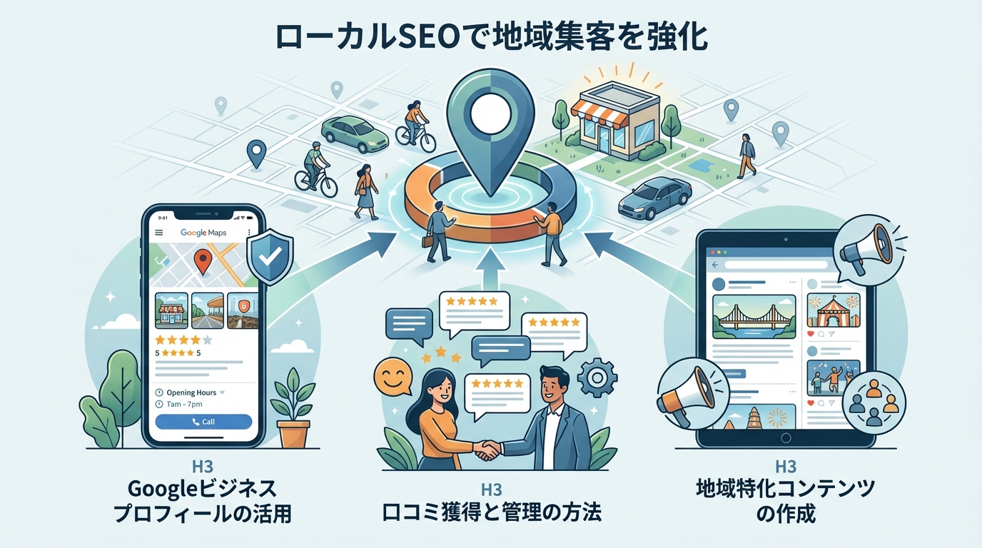 ローカルSEOで地域集客を強化