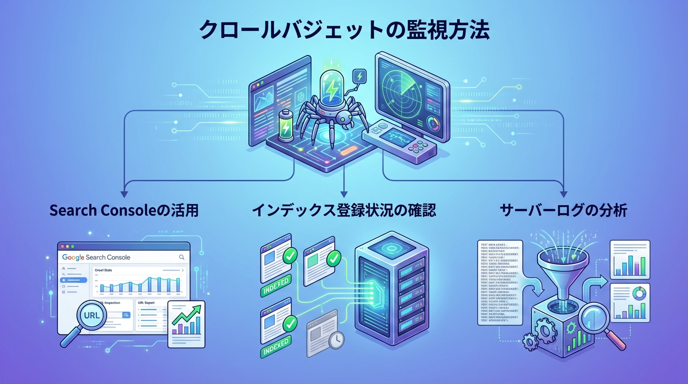 クロールバジェットの監視方法