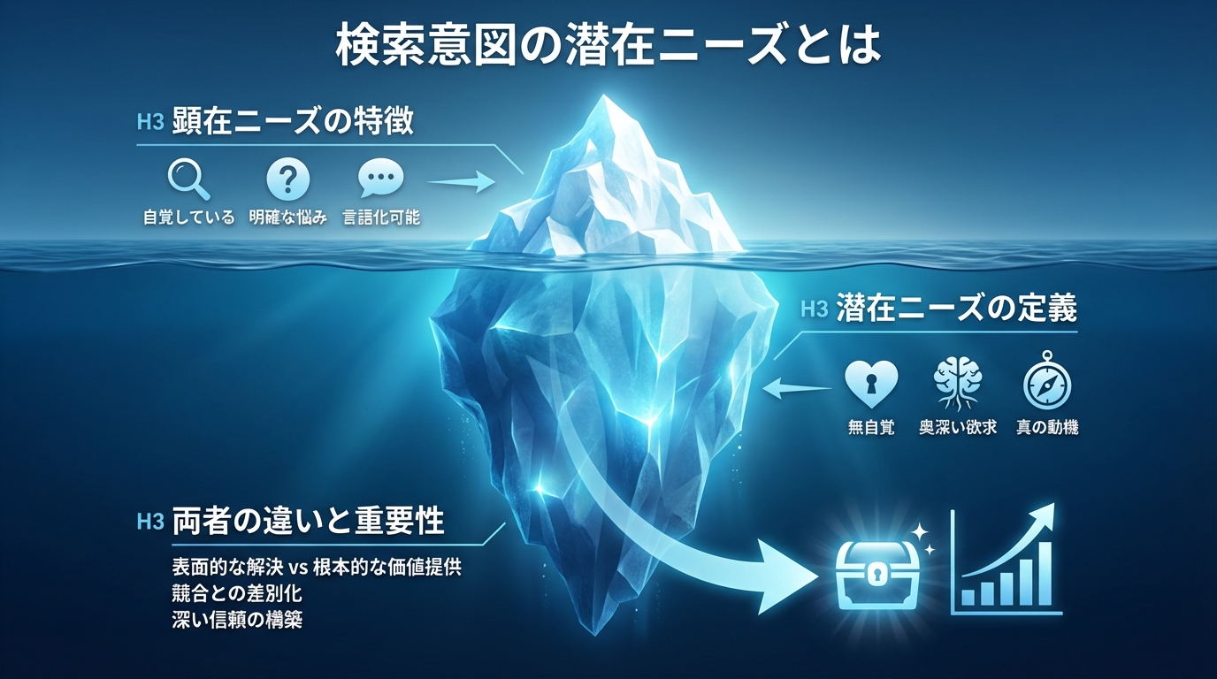 検索意図の潜在ニーズとは