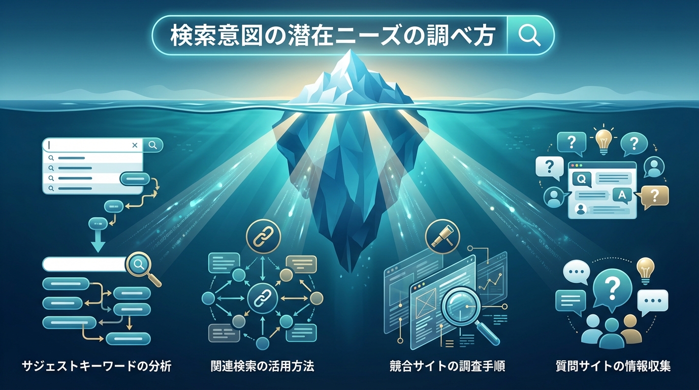 検索意図の潜在ニーズの調べ方