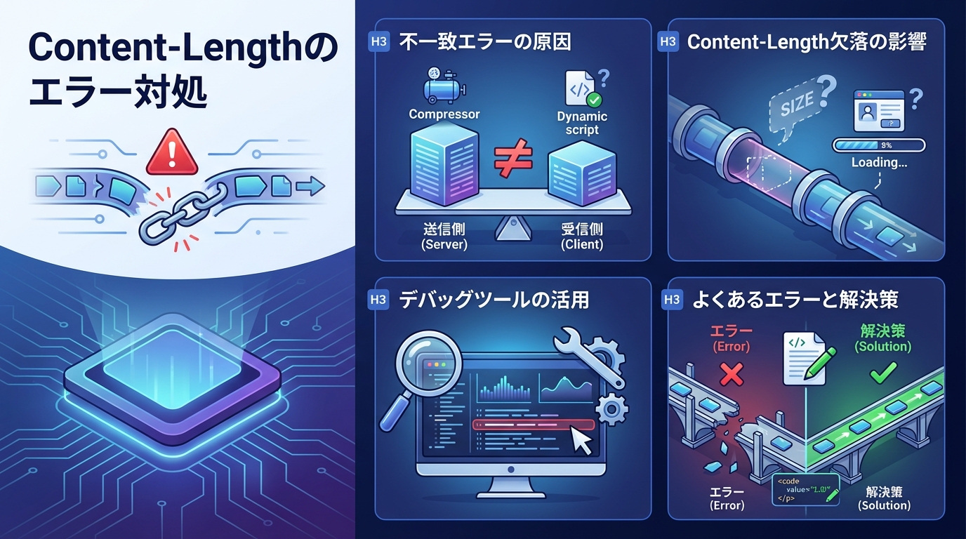 Content-Lengthのエラー対処