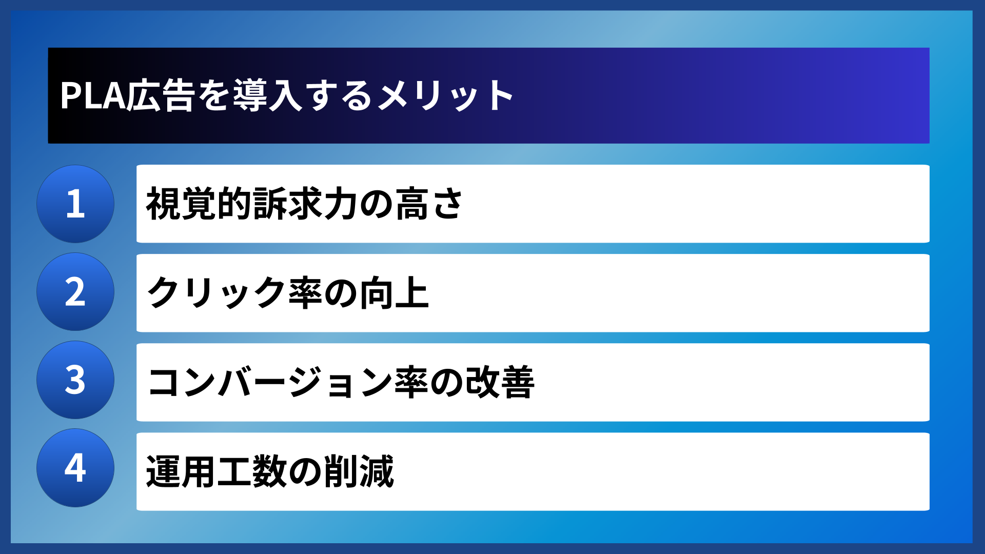 PLA広告を導入するメリット