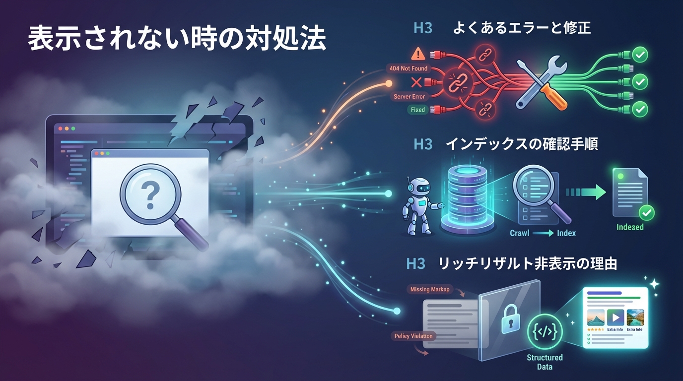 表示されない時の対処法