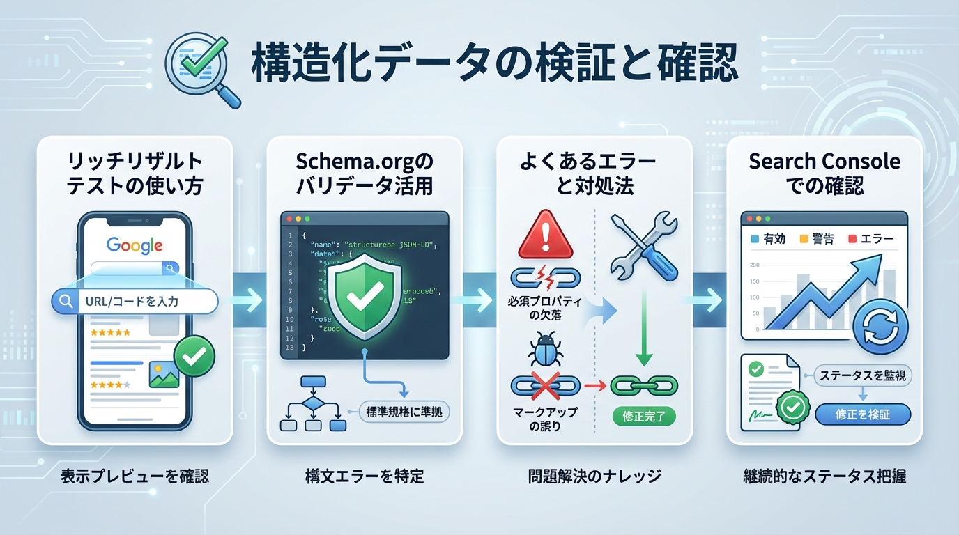 構造化データの検証と確認
