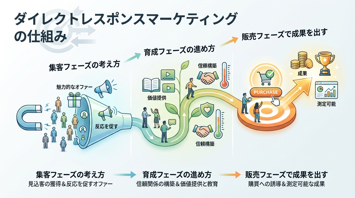 ダイレクトレスポンスマーケティングの仕組み