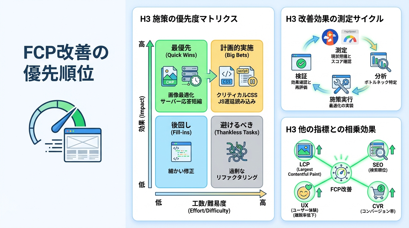 FCP改善の優先順位
