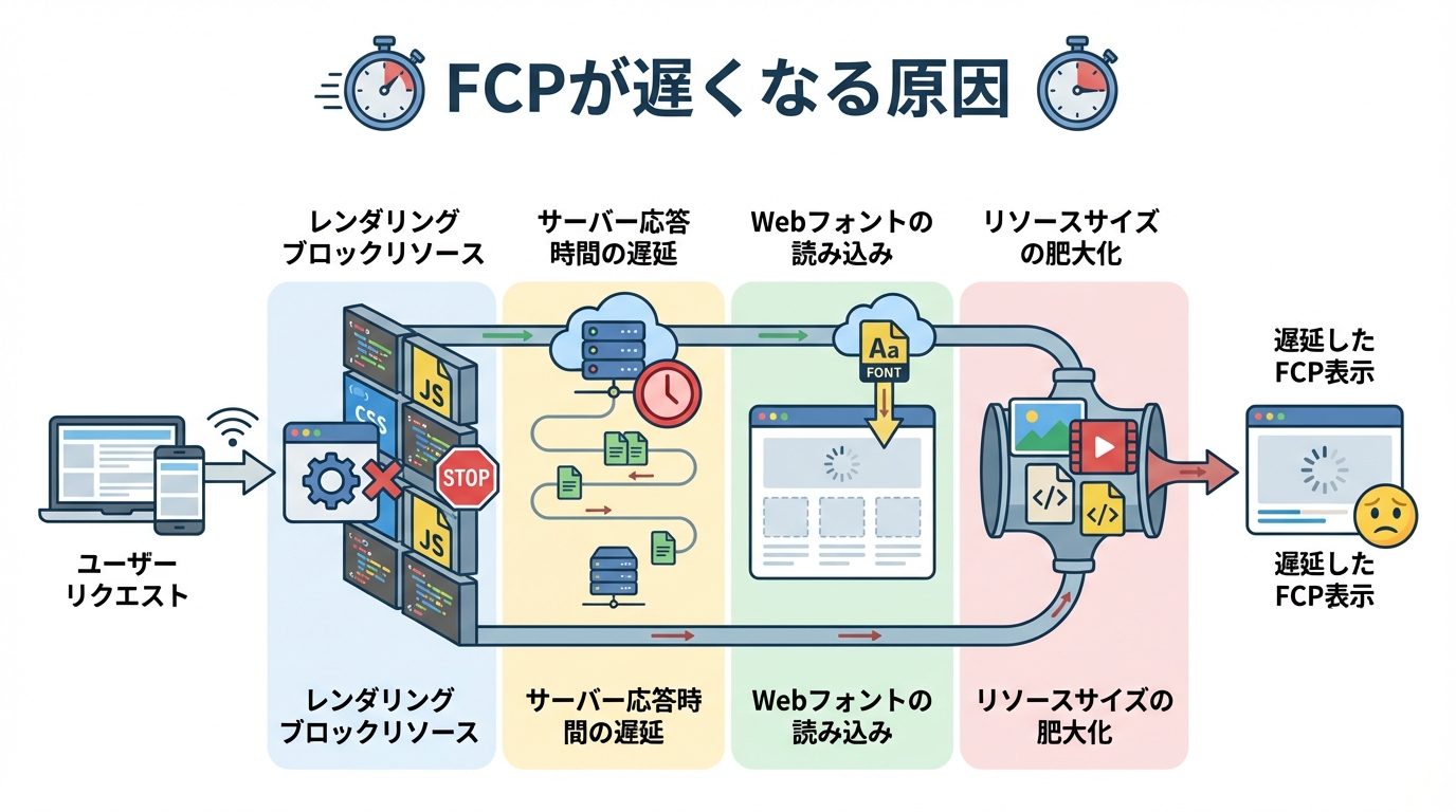 FCPが遅くなる原因