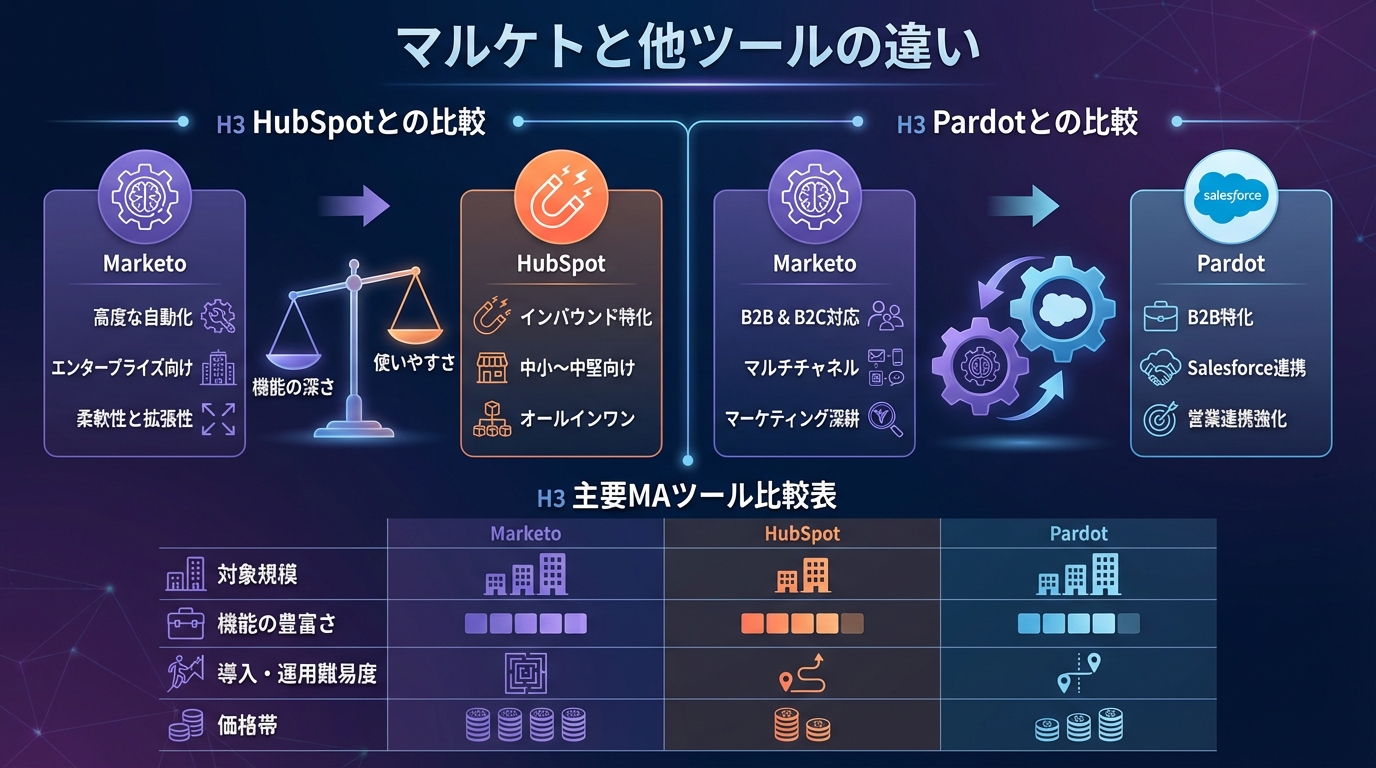 マルケトと他ツールの違い