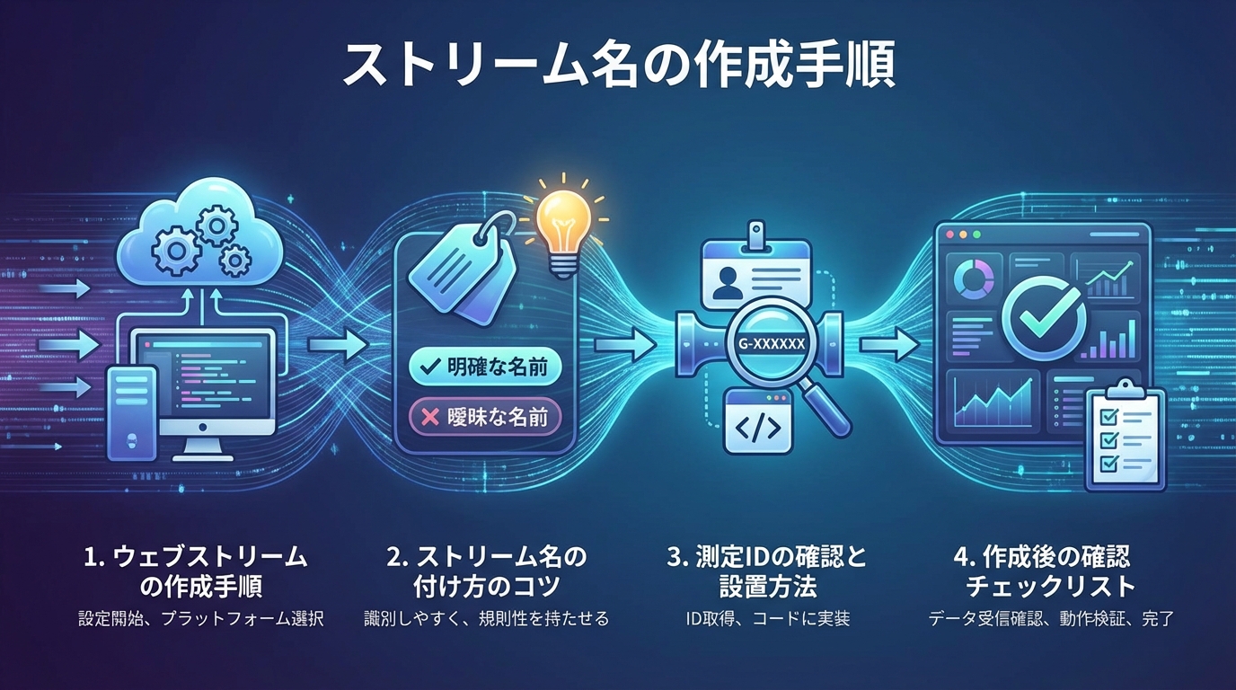 ストリーム名の作成手順
