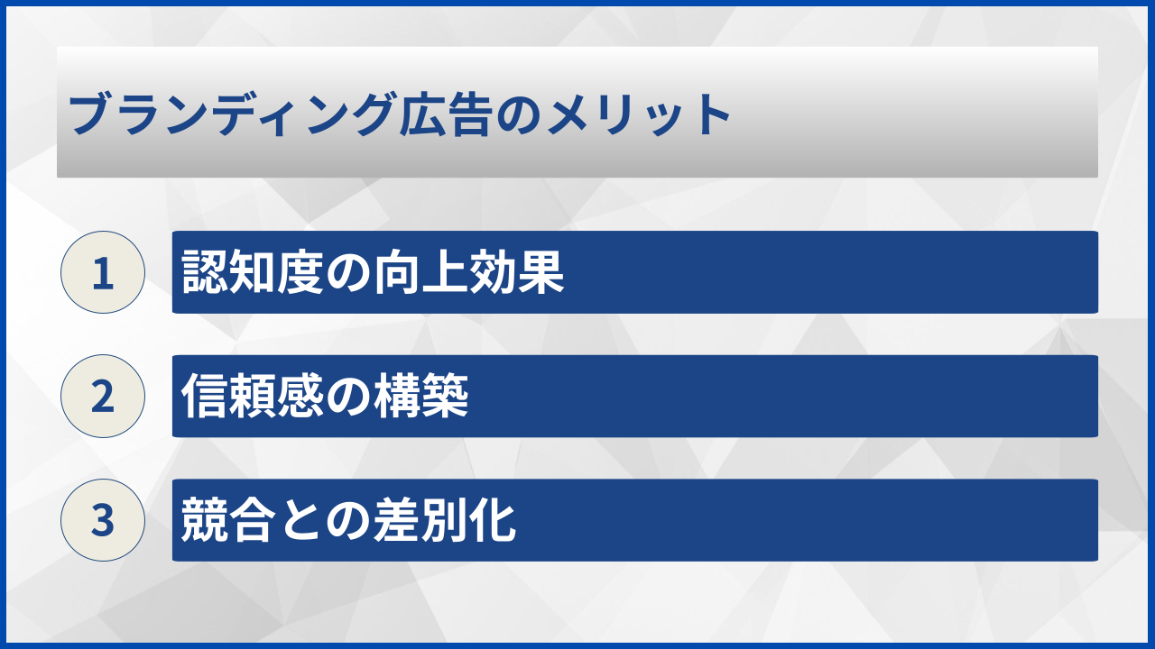 ブランディング広告のメリット