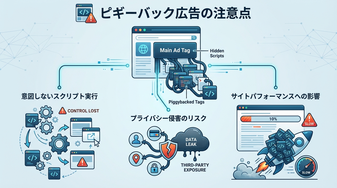 ピギーバック広告の注意点
